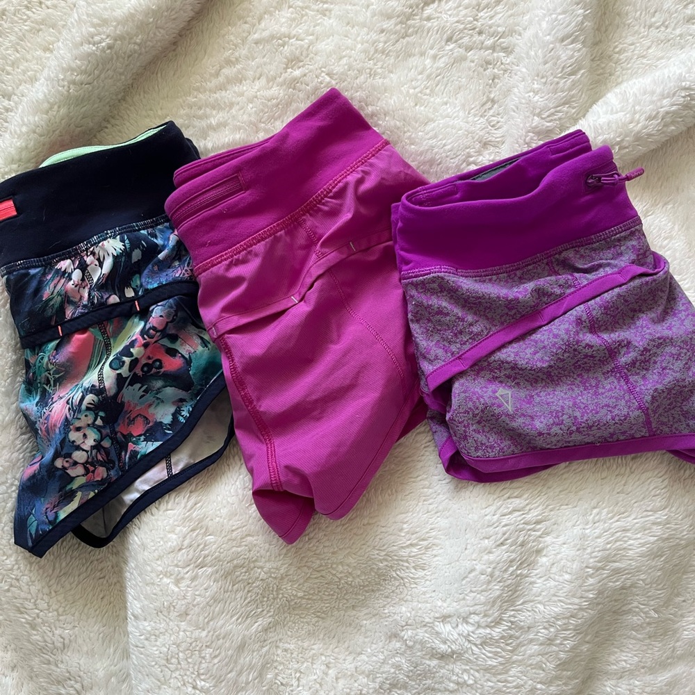 Bundle of colorful Ivivva shorts